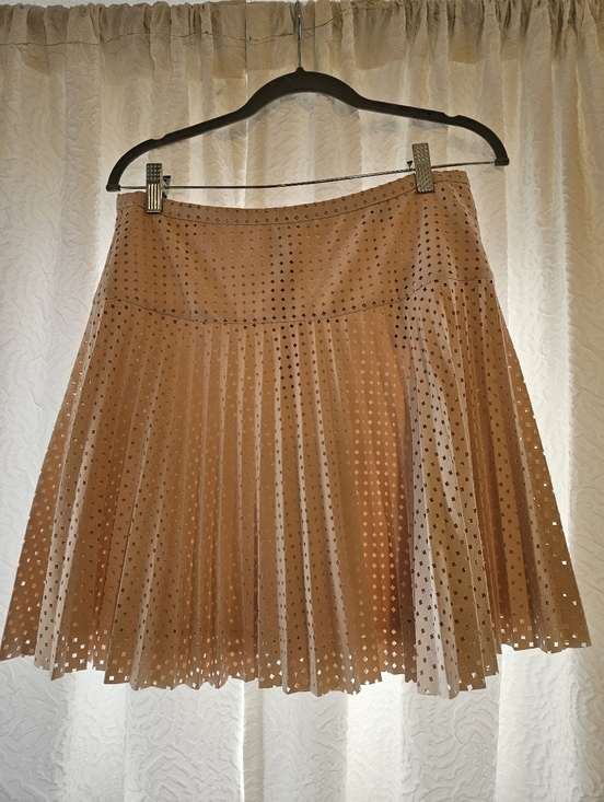 J. Crew Dresses & Skirts - J.Crew Cream Eyelet Pleated Mini Skirt NWT ✨ Size 6